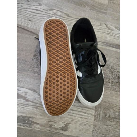 Vans Sneakers Women's Size 7.5 Canvas Black White - Picture 8 of 9